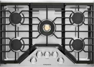 Monogram® 30" Stainless Steel Deep-Recessed Natural Gas Cooktop
