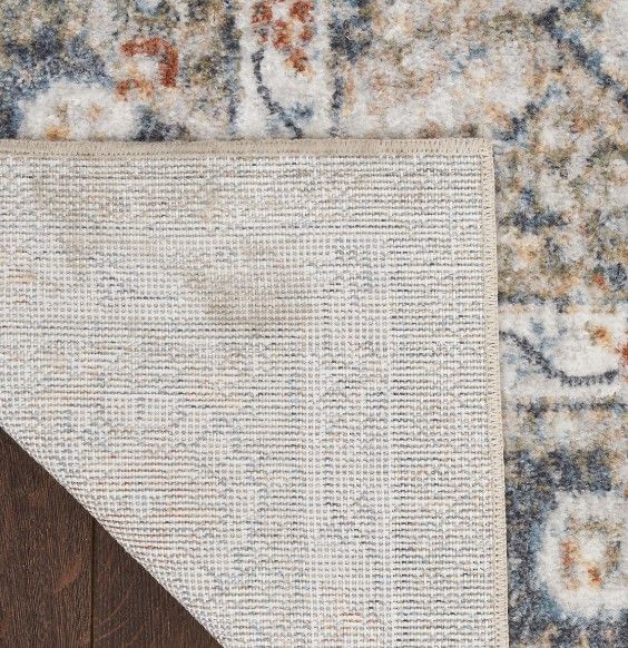 Nourison Home™ Astra Machine Washable Gold Gray 5'x7' Area Rug-1