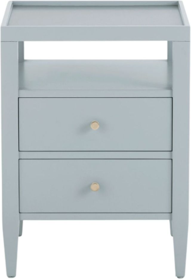 Bassett® Furniture Willow Powder Blue Bedside Table-1