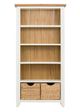 A & B Home Brown/White Bookcase-2