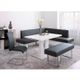 Armen Living Amanda Black Bench-1