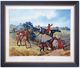 A & B Home 4-Piece Century Hunting Engravings Wall Art Set-2