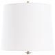 Uttermost® Jenson Brushed Brass/Black Buffet Lamp-3
