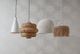 Currey & Company Samoa Gesso White/Natural Rope Small Pendant-1