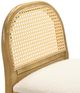 Armen Living Lucio 3-Piece Amber Glow/White Counter Stool Set-5