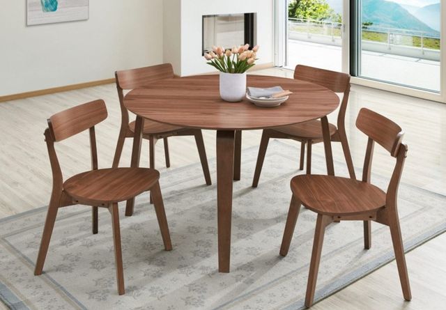 New Classic® Home Furnishings Gabby 5-Piece Walnut Dining Set-1