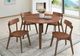 New Classic® Home Furnishings Gabby 5-Piece Walnut Dining Set-1