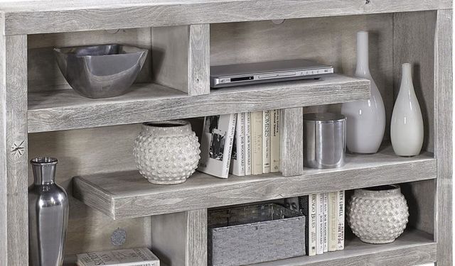 aspenhome® Avery Loft Limestone 60" Open Display/Console-2