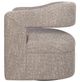 Jofran Inc. Lexy Choco Swivel Accent Chair-3