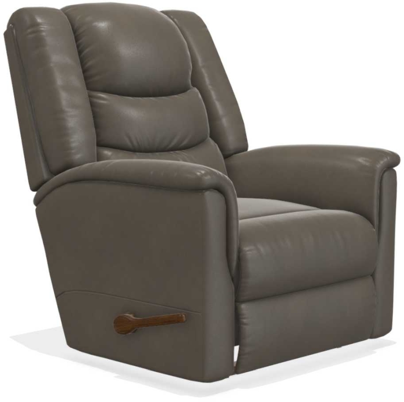 La Z Boy Murray Grey Reclina Rocker Recliner McMasters Home Gallery