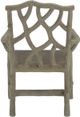Currey & Company Woodland Portland/Faux Bois Arm Chair-3