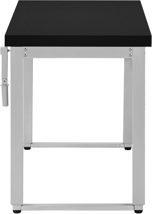 Monarch Specialties Inc. Black/Silver Adjustable Computer Desk-3