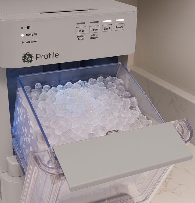 GE Profile™ Opal™ Mini 9" 34 lb. Stone Gray Nugget Ice Maker-4