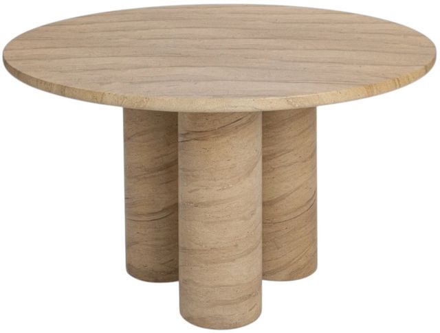 Classic Home Niva Beige Concrete Outdoor Dining Table-0