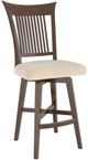 Canadel® Canadel Cognac Washed Upholstered Fixed Stool-0