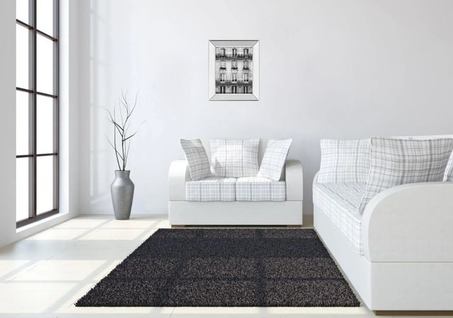 Classy Art Across the Street II by Laura Marshall Mirror Framed Wall Art-2