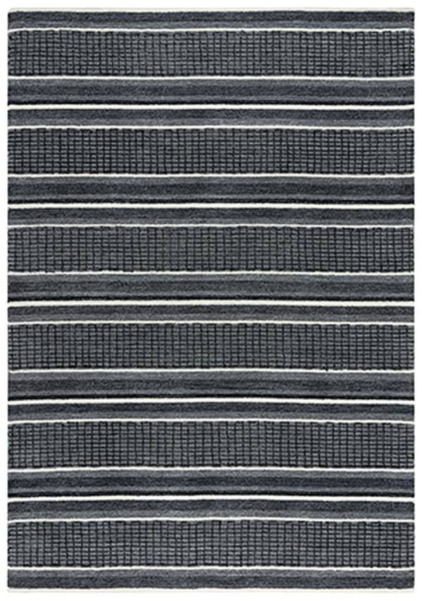 Rizzy Home Katana Black 5'x8' Rectangular Rug-0