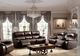 Furniture of America® Ruth Brown Manual Reclining Loveseat-1