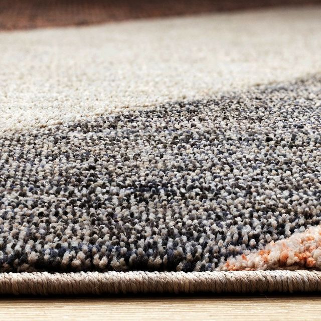 Kalora Interiors Cora Pink/Taupe 5'x8' Area Rug-1