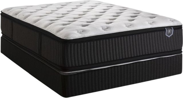 Restonic® Winter Orchid 15'' Hybrid Plush Euro Top King Mattress-0
