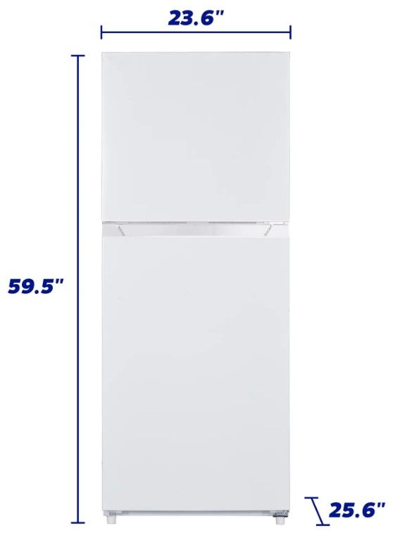 Element® 10.1 Cu. Ft. White Counter Depth Top Freezer Refrigerator-2