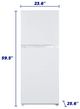 Element® 10.1 Cu. Ft. White Counter Depth Top Freezer Refrigerator-2