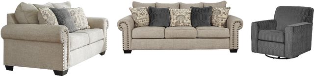 Signature Design by Ashley® Zarina 3-Piece Jute Living Room Seating Set-0