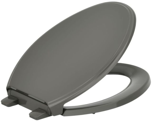 KOHLER® Glenbury™ Readylatch® Thunder Gray Quiet-Close™ Elongated Toilet Seat-1
