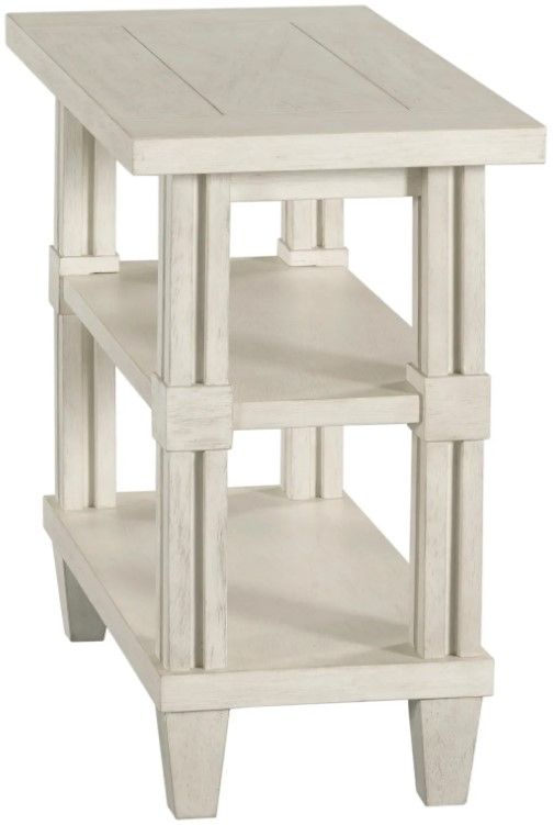Hammary® Grand Bay Wayland Egret Chairside Table-0