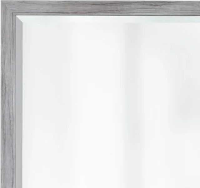 Stylecraft Gray Beveled Framed Wall Mirror-1