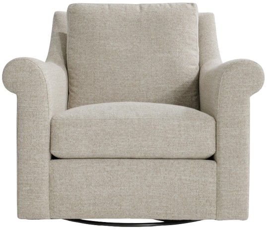 Bernhardt Keirnan Bernhardt Living Brown Swivel Chair-2