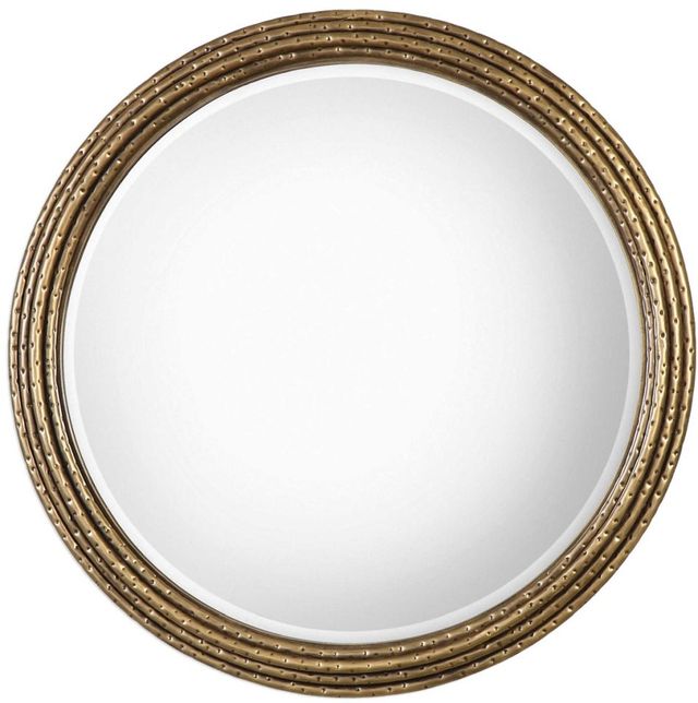 Uttermost® Spera Gold Round Mirror-0