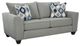 Albany Industries Clearview Gray Loveseat-0