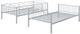 Coaster® Anson Silver Twin/Twin Youth Bunk Bed -2