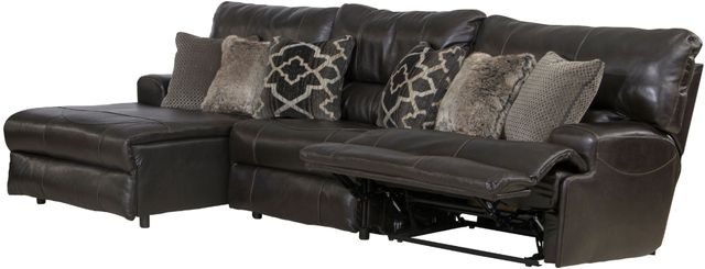 Catnapper® Como 3-Piece Chocolate Left Arm Facing Power Reclining Sectional-1