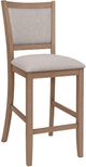Homelegance® Anya 5-Piece Beige/Driftwood Counter Height Dining Set-3