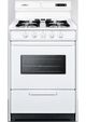 Summit® 24" White Freestanding Gas Range-0