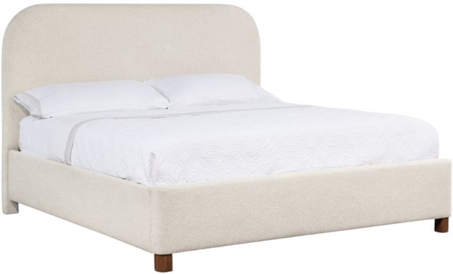 Hooker® Furniture Commerce and Market Bridget Matera Pearl King Upholstered Panel Bed-0