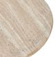Classic Home Fern Beige Concrete Outdoor Accent Table-2