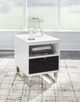 Signature Design by Ashley® Gardoni Black/White Chairside End Table-4