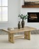 Signature Design by Ashley® Crendlin Light Brown Rectangular Cocktail Table-1