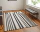 Feizy 8901F Maguire Ivory/Black 5'x8' Area Rug-5