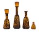 A & B Home Black/Brown Bottles-0