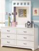 Signature Design by Ashley® Lulu 2-Piece White Full Panel Bed Set-4