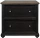 Riverside Furniture Regency Antique Oak/Matte Black File Cabinet-1