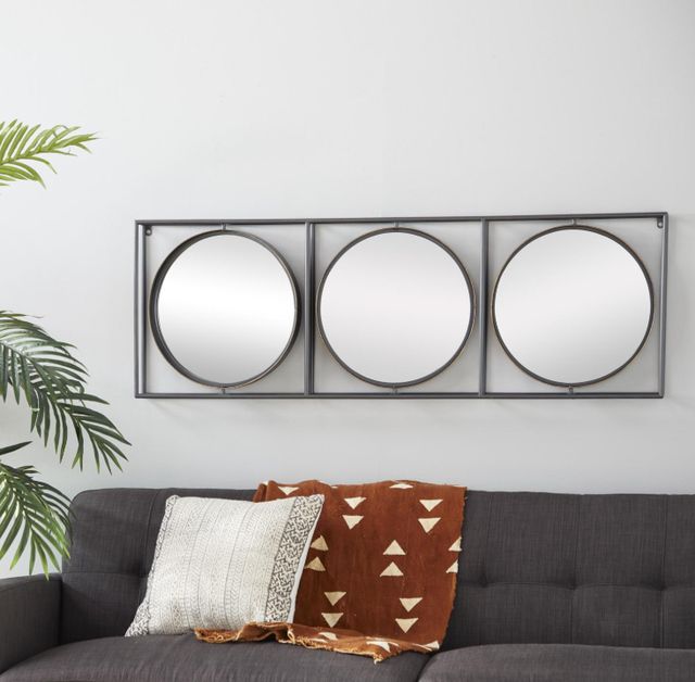 Deco Marche Gold Modern Wall Mirror-3