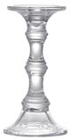 A & B Home Audrey Clear Medium Candlestick-0