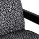 Crestview Collection Serengetti Black Swivel Accent Chair-2