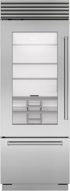 Sub-Zero® Classic Series 30 in. 17.0 Cu. Ft. Stainless Steel Built In Bottom Freezer Refrigerator