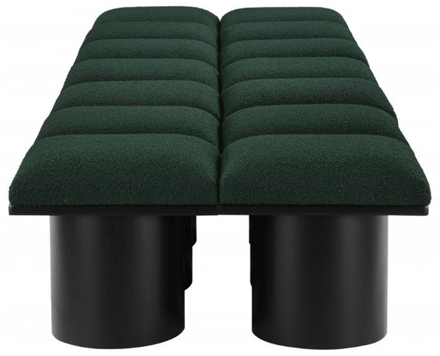 Meridian Furniture Pavilion 14-Piece Green/Black 109" Modular Bench Set-2